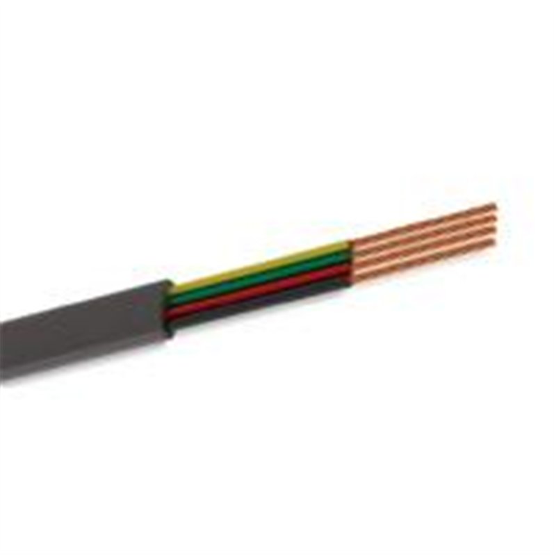 BOBINA CONDUMEX CABLE PLANO FOVAL 4 HILOS 305 MTS COLOR MARFIL MULTIFILAR CAL. 26