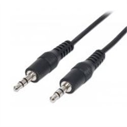 CABLE AUDIO,MANHATTAN,334594, ESTEREO 3.5MM M-M 1.8M NEGRO
