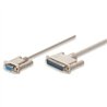 CABLE NULL,MANHATTAN,314770, MODEM DB9H-DB25M 1.8M, MOL