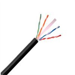 CABLE UTP SAXXON 100 COBRE / CATEGORIA 6 / COLOR NEGRO / EXTERIOR / 305 M / AWG 23 / 4 PARES / FLUKE TEST / UL/