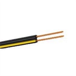BOBINA DE CABLE EXTERIOR CONDUMEX ACOMETIDA 1/18 AWG ROLLO 250 MTS NEGRO