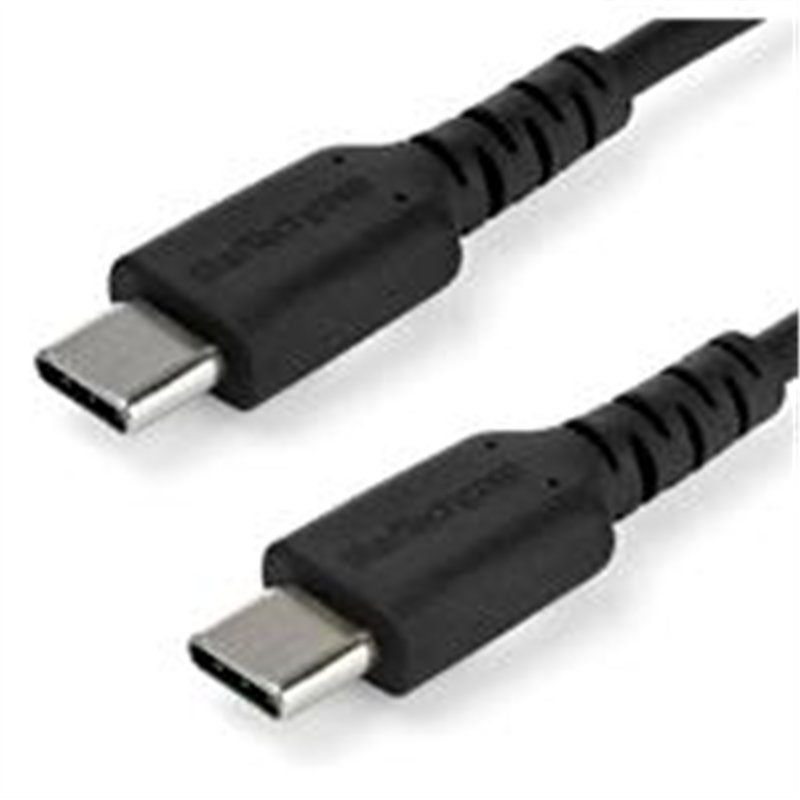 CABLE DE CARGA DE 2M USB C - DE CARGA RAPIDA Y SINCRONIZACION USB 2.0 TIPO C A USB C PARA LAPTOP - REVESTIMIENTO TPE DE FIBRA DE