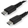 CABLE DE CARGA DE 2M USB C - DE CARGA RAPIDA Y SINCRONIZACION USB 2.0 TIPO C A USB C PARA LAPTOP - REVESTIMIENTO TPE DE FIBRA DE
