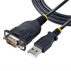 CABLE DE 1M USB A SERIAL, CONVERTIDOR DB9 MACHO RS232 A USB, PROLIFIC, ADAPTADOR USB A SERIAL PARA PLC/IMPRESORA/ESCNER, ADAPTAD