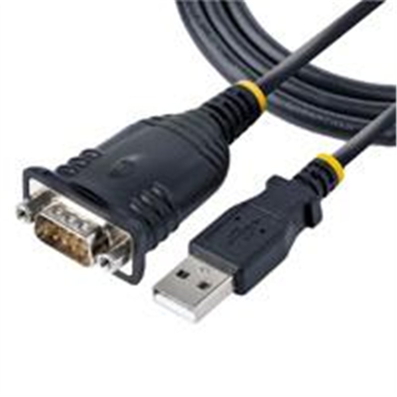 CABLE DE 1M USB A SERIAL, CONVERTIDOR DB9 MACHO RS232 A USB, PROLIFIC, ADAPTADOR USB A SERIAL PARA PLC/IMPRESORA/ESCNER, ADAPTAD