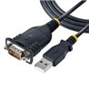 CABLE DE 1M USB A SERIAL, CONVERTIDOR DB9 MACHO RS232 A USB, PROLIFIC, ADAPTADOR USB A SERIAL PARA PLC/IMPRESORA/ESCNER, ADAPTAD
