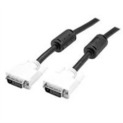 CABLE DE 7.6M DVI-D DE DOBLE ENLACE - CABLE DE VIDEO DIGITAL PARA MONITOR DVI-D MACHO A MACHO - NEGRO - 2560X1600 - STARTECH.COM