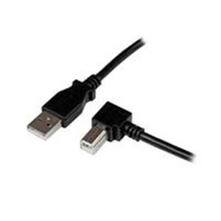 CABLE ADAPTADOR USB DE 2M PARA IMPRESORA ACODADO - 1X USB A MACHO - 1X USB B MACHO EN ANGULO DERECHO - STARTECH.COM MOD. USBAB2M