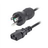 CABLE DE 3M  DE ALIMENTACION DE GRADO HOSPITALARIO, 18AWG, NEMA 5-15P A C13, 10A 125V, CABLE PUNTO VERDE - STARTECH.COM MOD. PXT