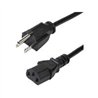 PAQUETE DE 10 CABLES DE CORRIENTE DE 3M ESTANDAR DE ALIMENTACION PARA COMPUTADORA - 18 AWG - NEMA5-15P A C13 - 10A 125V - STARTE