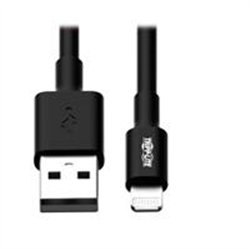CABLE USB TRIPP-LITE M100-010-BK CABLE DE SINCRONIZACIóN Y CARGA USB A A LIGHTNING, CERTIFICADO MFI - NEGRO, M/M, USB 2.0, 3.05 