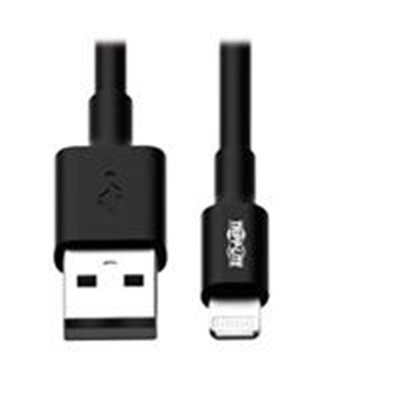 CABLE DE SINCRONIZACIóN TRIPP LITE M100-006-BK CABLE DE SINCRONIZACIóN Y CARGA USB A A LIGHTNING, CERTIFICADO MFI - NEGRO, M/M, 