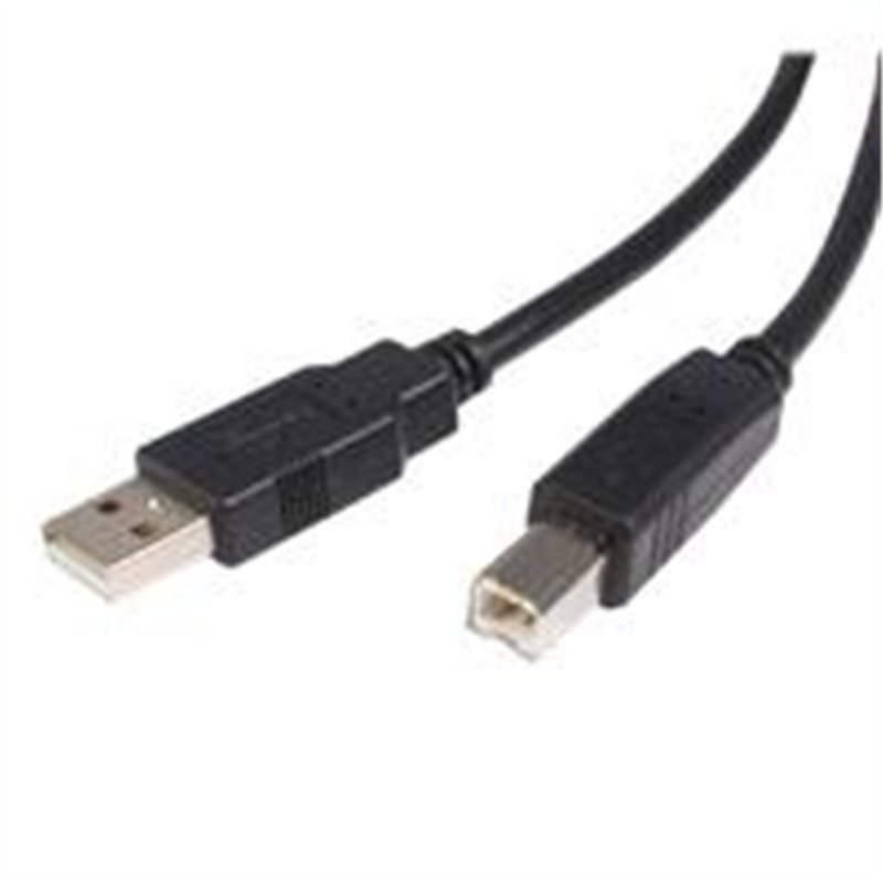 CABLE USB DE 1.8M PARA IMPRESORA - USB 2.0 CERTIFICADO - 1X USB-A MACHO - 1X USB-B MACHO - NEGRO - STARTECH.COM MOD. USB2HAB6