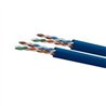 BOBINA DE CABLE WAM CAT6 UTP CCA 23 AWG 305 MTS COLOR AZUL