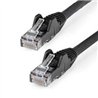 CABLE ETHERNET CAT 6 DE 50 CM - LSZH - CABLE DE RED PATCH CAT6 UTP RJ45 POE DE 100W 10 GBE SIN ENGANCHES NEGRO, ETL - STARTECH.C