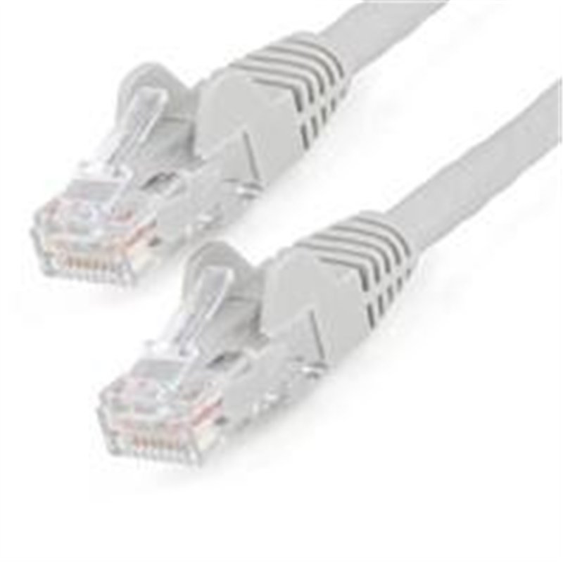 CABLE ETHERNET CAT 6 DE 3 METROS - LSZH - CABLE DE RED PATCH CAT6 UTP RJ45 POE DE 100W 10 GBE SIN ENGANCHES GRIS, ETL - STARTECH