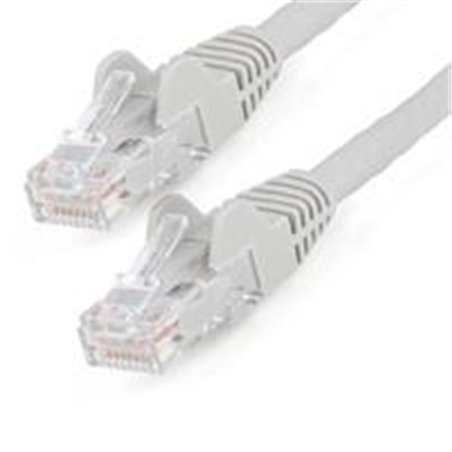 CABLE ETHERNET CAT 6 DE 3 METROS - LSZH - CABLE DE RED PATCH CAT6 UTP RJ45 POE DE 100W 10 GBE SIN ENGANCHES GRIS, ETL - STARTECH