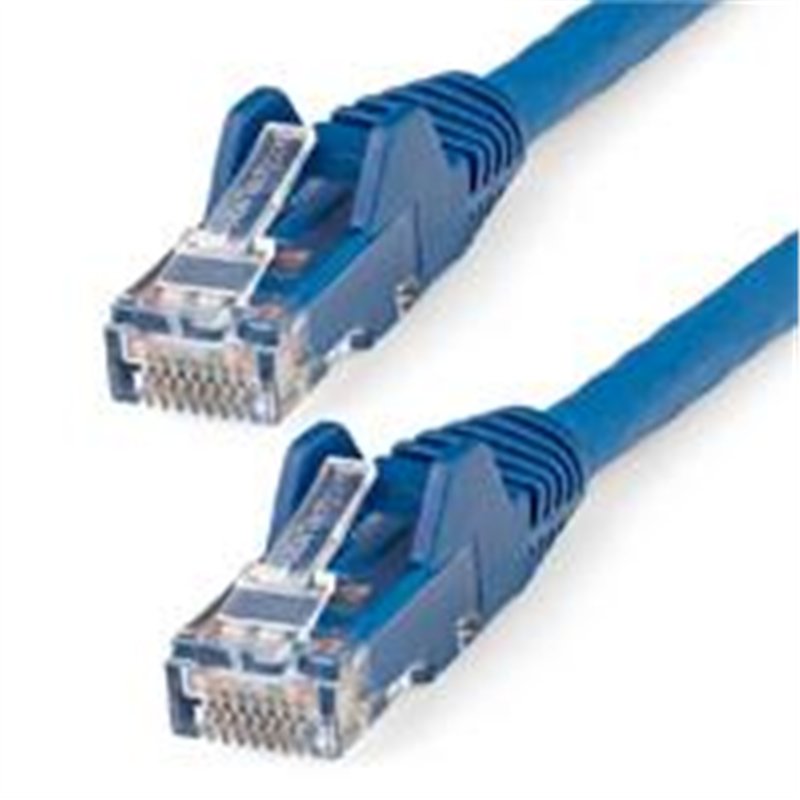 CABLE ETHERNET CAT 6 DE 50 CM - LSZH - CABLE DE RED PATCH CAT6 UTP RJ45 POE DE 100W 10 GBE SIN ENGANCHES AZUL, ETL - STARTECH.CO