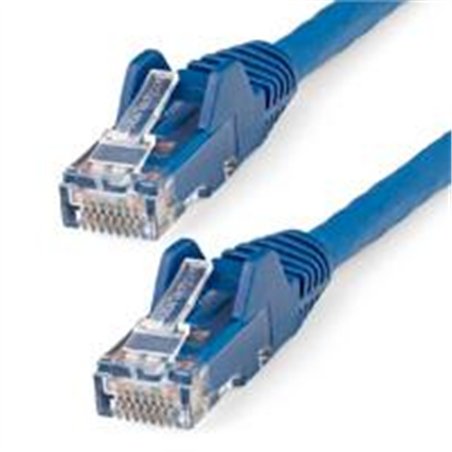 CABLE ETHERNET CAT 6 DE 50 CM - LSZH - CABLE DE RED PATCH CAT6 UTP RJ45 POE DE 100W 10 GBE SIN ENGANCHES AZUL, ETL - STARTECH.CO