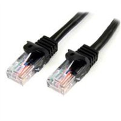 CABLE DE 2M NEGRO DE RED FAST ETHERNET CAT5E RJ45 SIN ENGANCHE - CABLE PATCH SNAGLESS - STARTECH.COM MOD. 45PAT2MBK