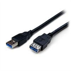 CABLE DE 1.8M DE EXTENSION ALARGADOR PASIVO USB 3.0 SUPERSPEED - MACHO A HEMBRA USB A - EXTENSOR - NEGRO - STARTECH.COM MOD. USB