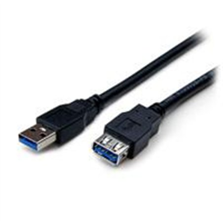CABLE DE 1.8M DE EXTENSION ALARGADOR PASIVO USB 3.0 SUPERSPEED - MACHO A HEMBRA USB A - EXTENSOR - NEGRO - STARTECH.COM MOD. USB