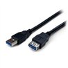 CABLE DE 1.8M DE EXTENSION ALARGADOR PASIVO USB 3.0 SUPERSPEED - MACHO A HEMBRA USB A - EXTENSOR - NEGRO - STARTECH.COM MOD. USB