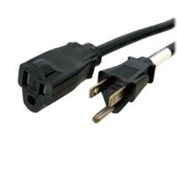 CABLE DE ALIMENTACIN 1M - EXTENSION DE ALIMENTACION,NEMA 5-15R A NEMA 5-15P, 13A 125V, 16AWG, CABLE DE EXTENSION DE CORRIENTE - 