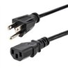 CABLE DE CORRIENTE DE 1M DE ALIMENTACION DE SERVICIO PESADO, CABLE DE ALIMENTACION - NEMA 5-15P A C13 - 15A 125V - 14AWG - UL - 