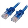 CABLE DE 2M AZUL DE RED FAST ETHERNET CAT5E RJ45 SIN ENGANCHE - CABLE PATCH SNAGLESS - STARTECH.COM MOD. 45PAT2MBL