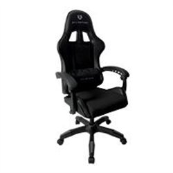 SILLA GAMER BALAM RUSH POWER RUSH V2 BLACK EDITION / INCLINACION 135 / TELA Y PIEL SINTETICA / RECLINABLE / MAX 120 KG / COJIN L