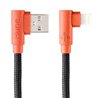 CABLE LIGHTNING HUNE HIEDRA SUSTENTABLE TRENZADO 90ª 1.2M COMPATIBLE CON IPHONE (CORTEZA)