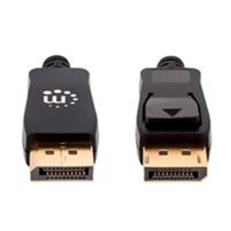 CABLE DISPLAYPORT,MANHATTAN,353595, V1.4 M-M 1.0M NEGRO 8K60HZ