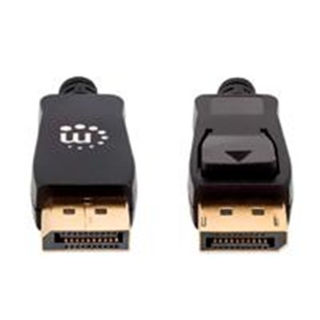 CABLE DISPLAYPORT,MANHATTAN,353595, V1.4 M-M 1.0M NEGRO 8K60HZ