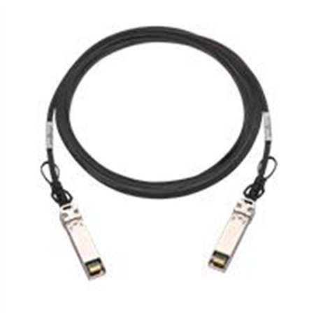 CABLE QNAP CAB-DAC30M-SFPP CABLE DE FIBRA ÓPTICA 3.0 METROS TWINAXIAL SFP+ 10GBE DAC NEGRO