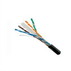 BOBINA DE CABLE UTP  SAXXON CAT6 100% COBRE CON GEL/ 305 METROS/ USO EXTERIOR/ COLOR NEGRO/ CUMPLE CON ESTANDARES: ISO/ IEC 1180