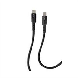 CABLE ACTECK LINX PLUS CC420 / USB C A USB C / 1.8 M / CARGA RAPIDA / NEGRO / AC-934855