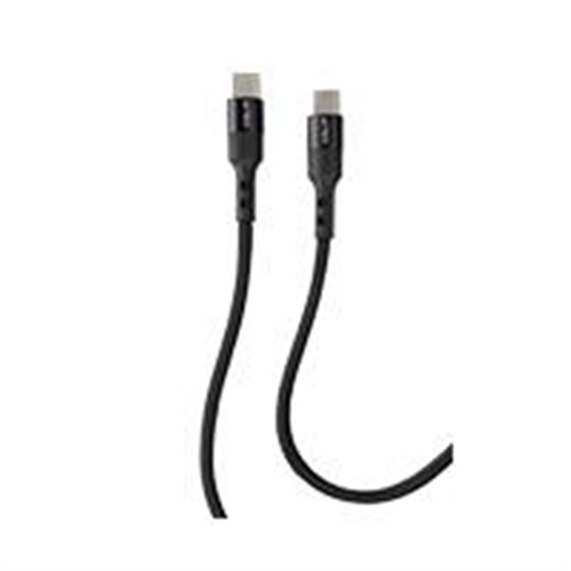 CABLE ACTECK LINX PLUS CC420 / USB C A USB C / 1.8 M / CARGA RAPIDA / NEGRO / AC-934855