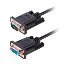 CABLE DE 3M SERIAL RS232 PARA MODEM NULO, CROSSOVER CRUZADO BLINDADO, CABLE DB9 PUERTO COM HEMBRA A MACHO COMPATIBLE DTE - START