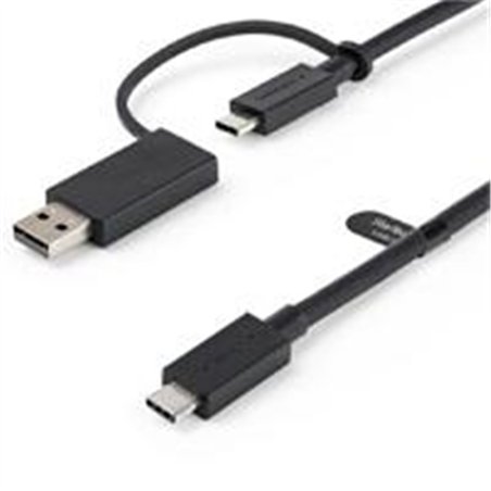 CABLE USB TIPO C DE 1M CON ADAPTADOR USB-A, USB-C A C , USB-A A C, CABLE USB C 2 EN 1 PARA DOCKS HIBRIDAS - STARTECH.COM MOD. US