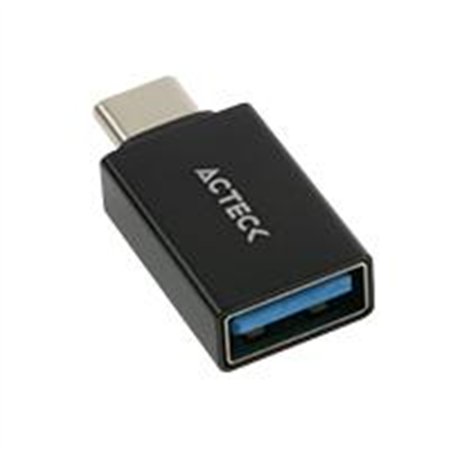 ADAPTADOR ACTECK SHIFT PLUS AU210 / USB A - USB C / GARANTIA 1 AÑO / NEGRO / AC-934817