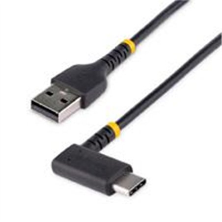 CABLE 1M USB A A USB C ACODADO EN NGULO RECTO - CABLE USB-C DE CARGA RAPIDA DE ALTA RESISTENCIA - USB 2.0 A A USB TIPO-C - START