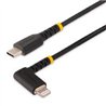 CABLE DE 2M USB-C A LIGHTNING - CABLE USB 2.0 A LIGHTNING ACODADO - CABLE USB TIPO C A LIGHTNING DE CARGA - MFI - PARA IPHONE - 