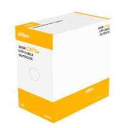 CABLE UTP/DAHUA/DH-PFM920-5EU/BOBINA DE CABLE UTP PARA EXTERIOR CAT5E/ 100% COBRE/ 305 METROS/ COLOR NEGRO/ CUBIERTA EXTERIOR MD