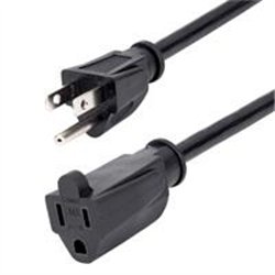 CABLE DE 2M DE EXTENSION DE ALIMENTACION - CABLE NEMA 5-15R A NEMA 5-15P - 13A 125V - 16AWG - STARTECH.COM - CABLE EXTENSOR DE A