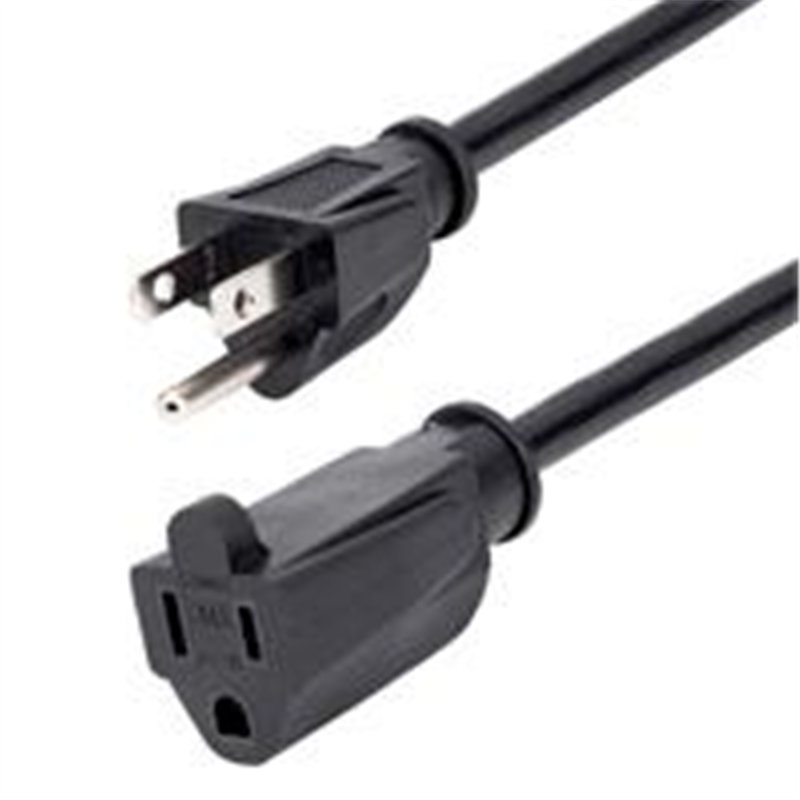 CABLE DE 2M DE EXTENSION DE ALIMENTACION - CABLE NEMA 5-15R A NEMA 5-15P - 13A 125V - 16AWG - STARTECH.COM - CABLE EXTENSOR DE A