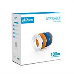 BOBINA/ DAHUA/ PFM920I-6UN-C-100 - BOBINA DE 100 MTS DE CABLE UTP CAT6/ 100% COBRE/ COLOR BLANCO/ CUBIERTA RETARDANTE DE FLAMA C