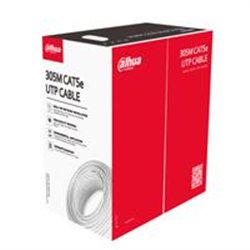 BOBINA/ DAHUA/ PFM920I-5EUN/ CABLE UTP BLANCO 100% COBRE/ CATEGORIA 5E/ 305 METROS/ CPR ECA/ VIDEO Y REDES/ COMPATIBLE CON ALIME