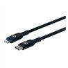 CABLE LIGHTNING,MANHATTAN,394192, A USB-C 0.5M, NEGRO