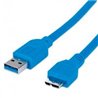 CABLE USB,MANHATTAN,325424, V3.0 A-MICRO B 2.0M AZUL